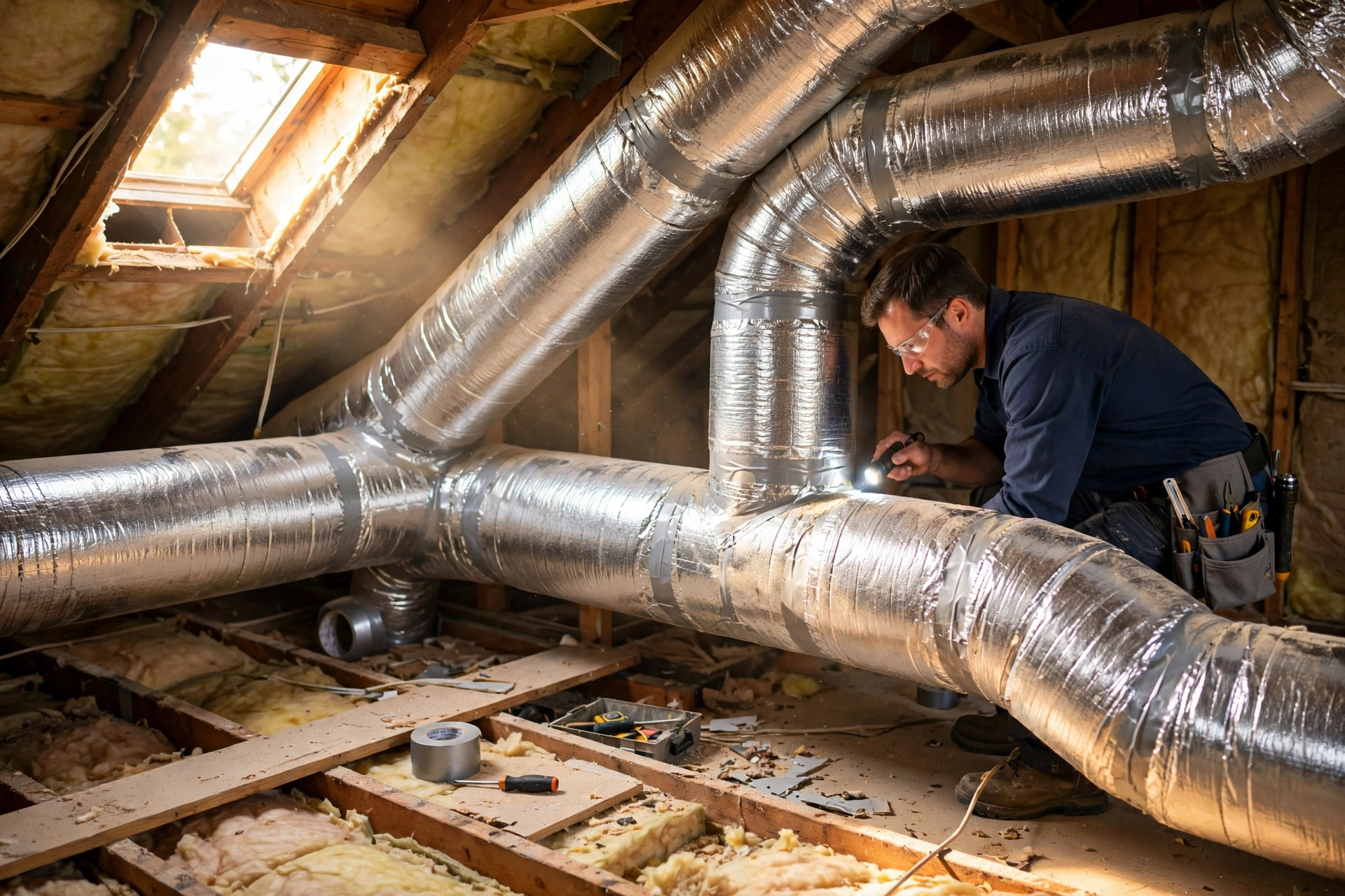 Duct insulation service