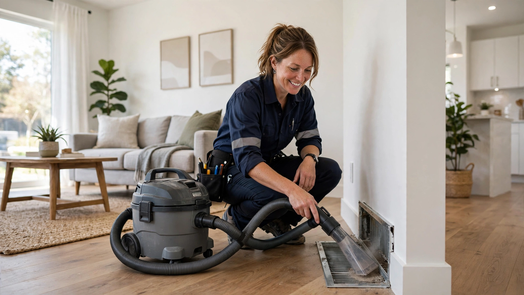 Residential air duct cleaning service