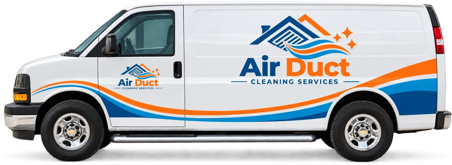 Air Duct Cleaning Services branded service van